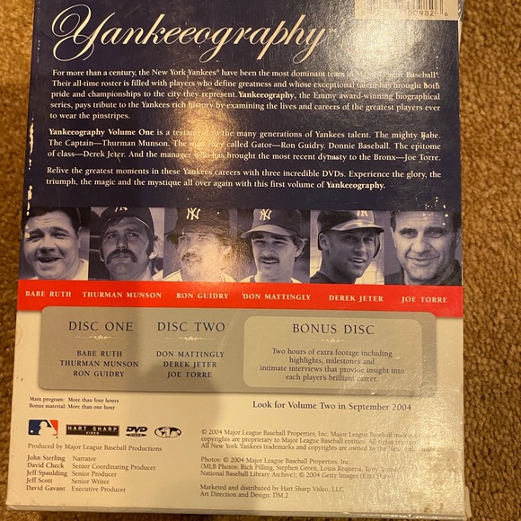 N.Y. Yankees DVD’s collection, 100 years of Yankees, yankeeography volume 1 & 2. - Picture 5 of 12
